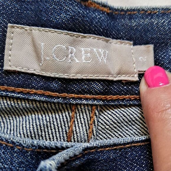 J.Crew Mid-Rise Bootcut Jeans Medium Wash Faded Denim Blue 2 - Picture 4 of 6
